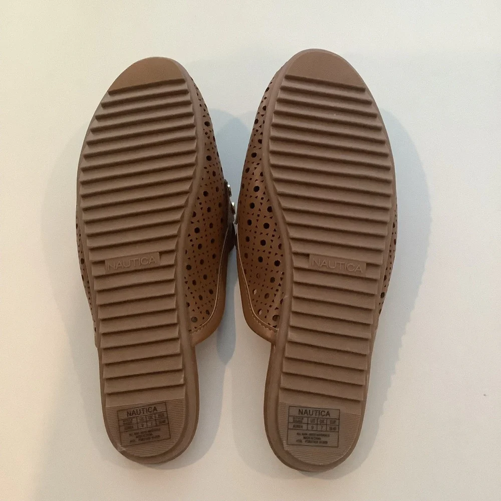 Nautica Aurea Cognac Women’s Flats Size 9 New - Picture 3 of 5